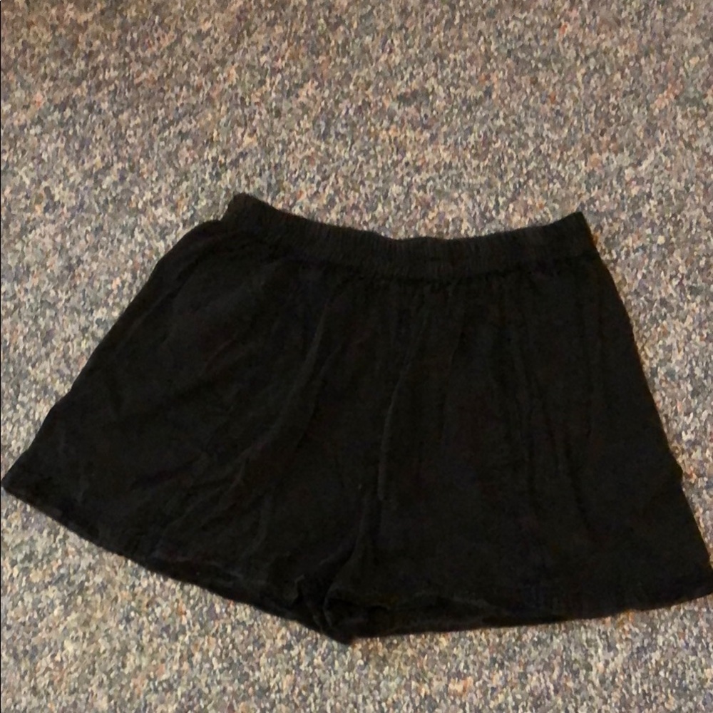 Free People Black Shorts Lightweight